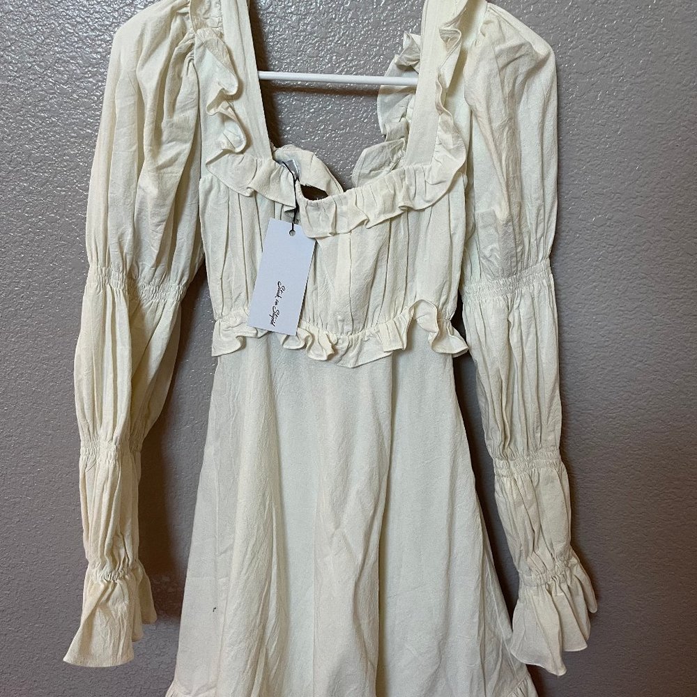 Stuck On Cupid- Sofia Dress in White